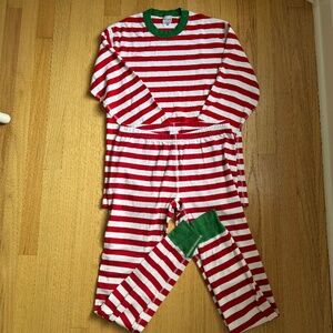Hanna Andersson Striped Pajama Set - Adult Size Medium